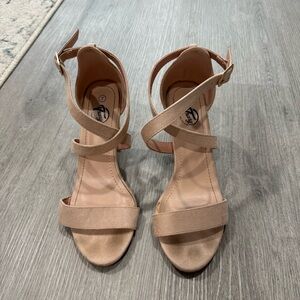 Nude Strappy Heels